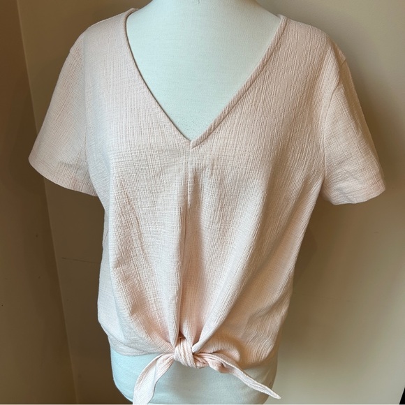 J Crew Tops - sweet little basic J Crew tie front top